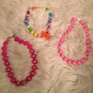 Gumball necklaces-set of 3